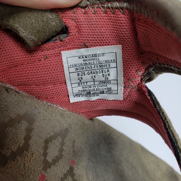 Merrell Kangaroo Sport Womens Size 8 Brown Suede Outdoors Sandals J598000 - Picture 11 of 11